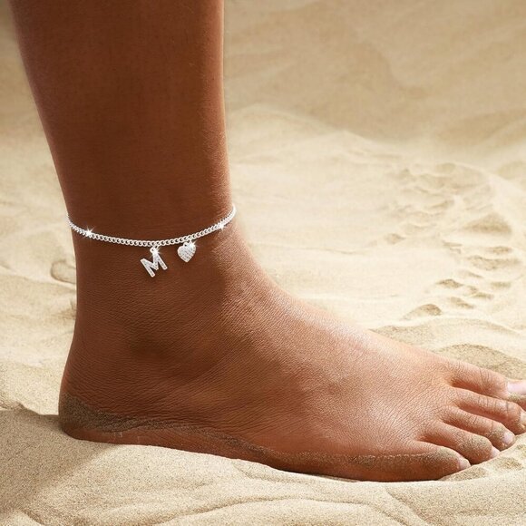 Gold Anklets for Women Waterproof 14k Plated Gold Layered Ankle Bracelets for Wo - Picture 3 of 5